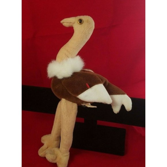TY Beanie Baby Stretch the Ostrich - 1997 PVC pellets - Picture 8 of 8
